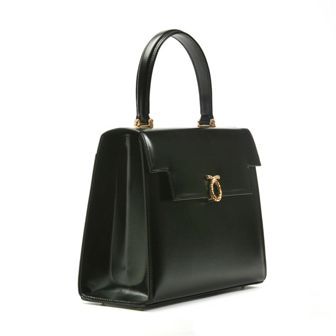 Launer London Traviata Handbag Black £1,450